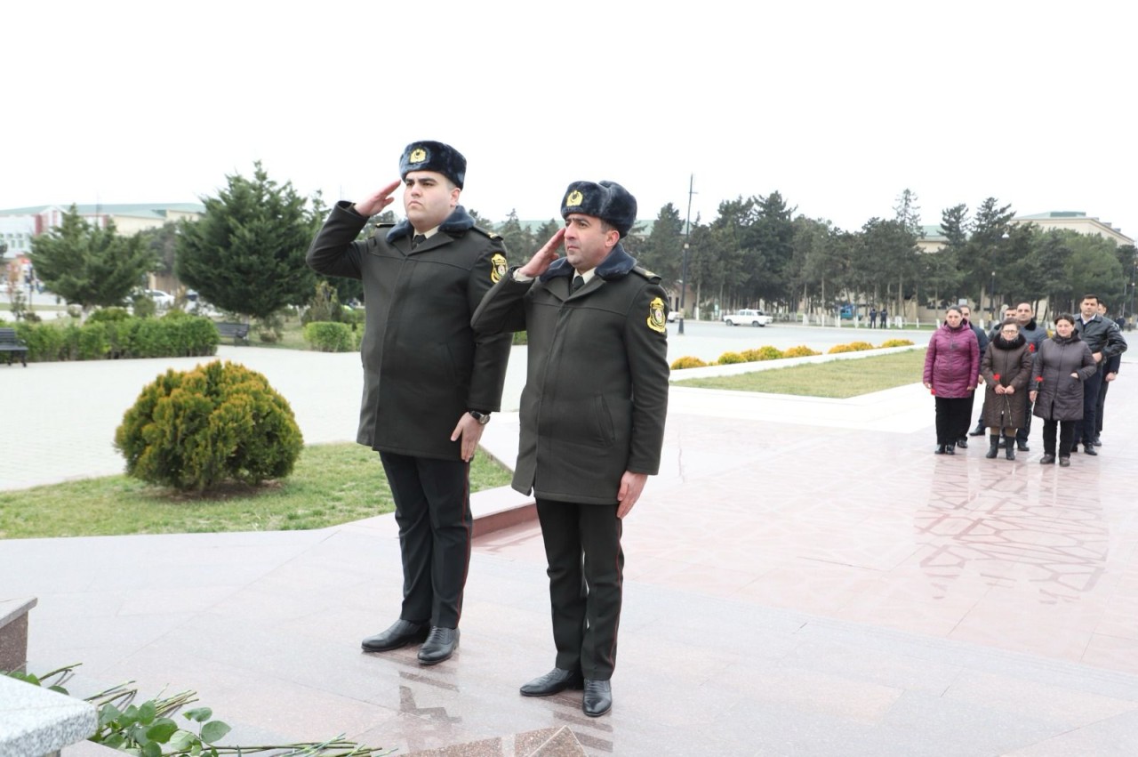 Neftçalada Dövlət Xidmətinin işçilərinin peşə bayramı qeyd olunub - FOTOLAR